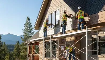 Vinyl siding installation in Colorado Springs, CO for a residential home exterior