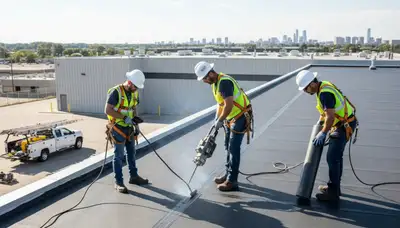 Commercial roofing in Colorado Springs, CO for hail, snow, and sun protection on business properties