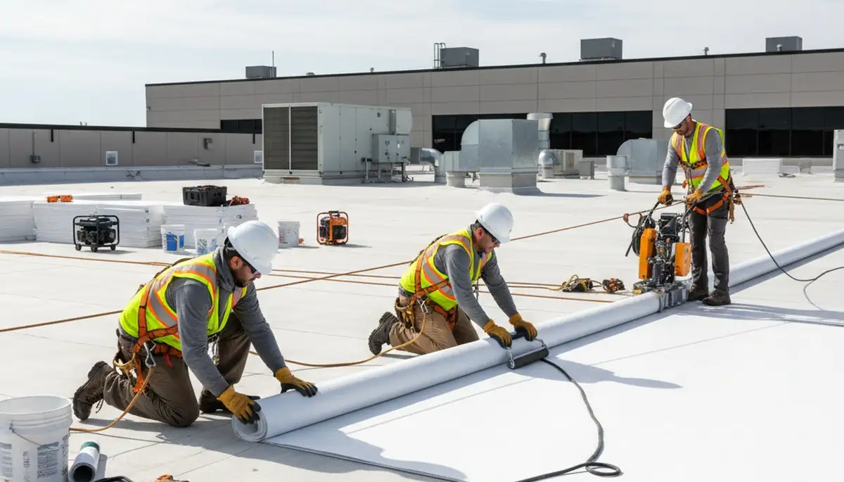 Commercial roofing in Colorado Springs, CO for durable protection against hail, snow, and sun
