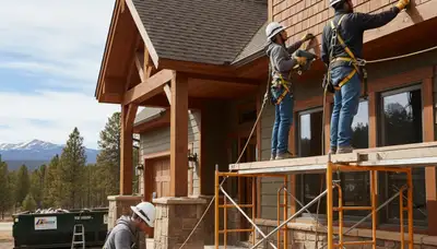 Vinyl siding installation in Colorado Springs, CO for a residential home exterior