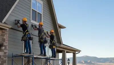 Vinyl siding installation for homes in Colorado Springs, CO by a professional siding contractor