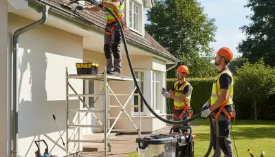 Professional gutter cleaning service in Colorado Springs, CO for debris-free, storm-ready gutters
