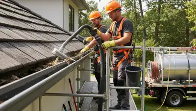 Professional gutter cleaning service in Colorado Springs, CO for debris-free, well-maintained gutters