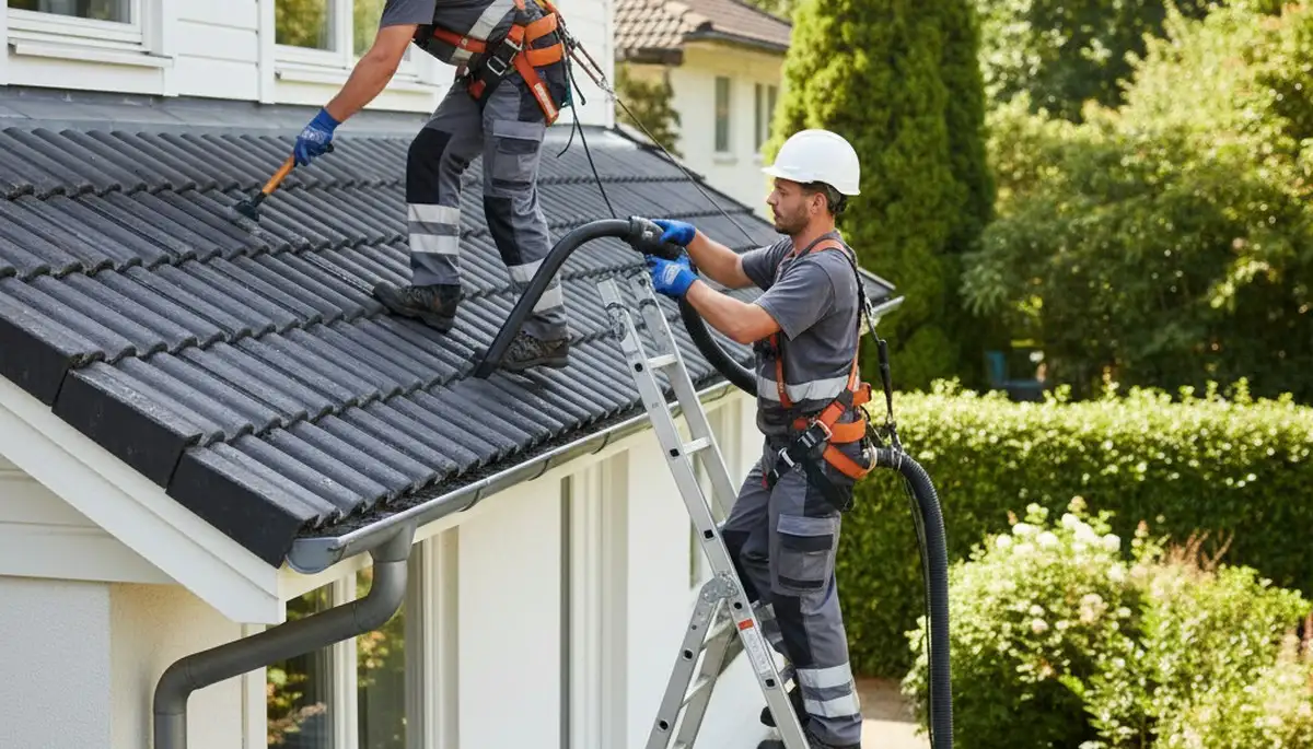 Gutter cleaning service in Colorado Springs, CO for debris-free, properly flowing gutters