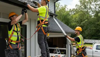 Colorado Springs, CO gutter installation by FX Remodeling & Exteriors on a residential home
