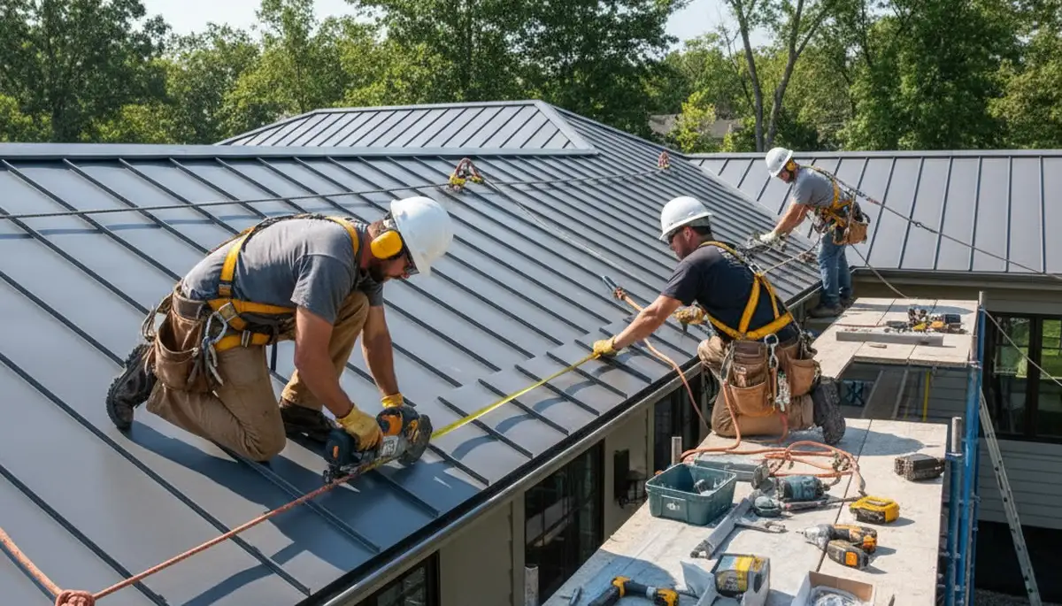 Colorado Springs metal roofing installation by FX Remodeling & Exteriors for hail and snow protection