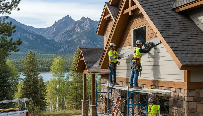 Vinyl siding installation for Colorado Springs, CO homes by a professional siding contractor
