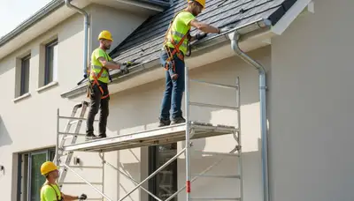Seamless gutters installed on a Colorado Springs, CO home by FX Remodeling & Exteriors