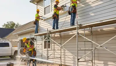 Vinyl siding installation in Colorado Springs, CO by FX Remodeling & Exteriors for mountain-weather homes