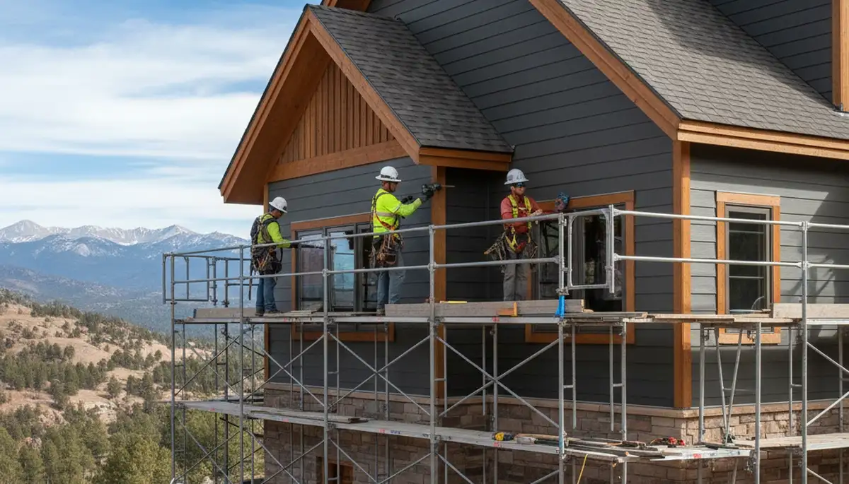 Vinyl siding installation in Colorado Springs, CO for a home exterior upgrade
